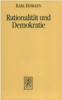 Cover of: Rationalität und Demokratie