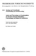 Analyse und Überwachung von Gasatmosphären der thermisch-chemischen Behandlung by Hans Joachim Berg