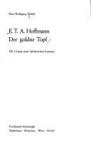 Cover of: E.T.A. Hoffmann by Paul-Wolfgang Wührl, Paul-Wolfgang Wührl