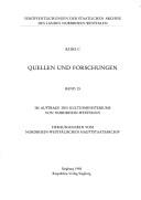 Cover of: Kleine Verwaltungsgeschichte Nordrhein-Westfalens