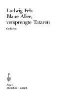 Cover of: Blaue Allee, versprengte Tataren: Gedichte