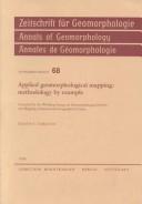 Cover of: Applied geomorphological mapping: methodology by example
