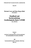 Cover of: Handbuch und Kartieranleitung, Geoökologische Karte 1:25,000 (KA GÖK 25)
