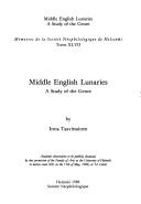 Middle English lunaries by Irma Taavitsainen