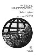 Cover of: W stronę Kuncewiczowej--: studia i szkice