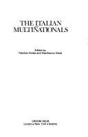 Cover of: The Italian multinationals by edited by Fabrizio Onida and Gianfranco Viesti.