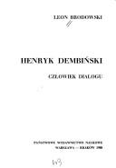 Henryk Dembiński, człowiek dialogu by Leon Brodowski