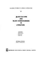 Cover of: Black culture and Black consciousness in literature