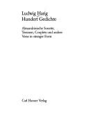 Cover of: Hundert Gedichte by Ludwig Harig