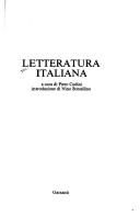 Cover of: Letteratura italiana
