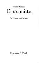 Cover of: Einschnitte: zur Literatur der 80er Jahre