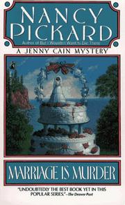 Cover of: Marriage is murder: a Jenny Cain mystery