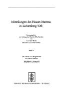 Cover of: Der Lehrer und Wegbereiter von Henri Marteau, Hubert Léonard by [Herausgeber, Günther Weiss].