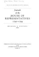 Cover of: Journals of the House of Representatives, 1792-1794