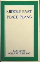 Cover of: Middle East peace plans