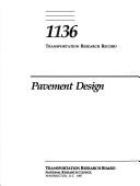 Cover of: Pavement design.