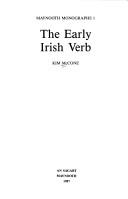 Cover of: The early Irish verb