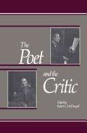 Cover of: The poet and the critic | Duncan Campbell Scott