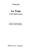 Cover of: La truie et autres histoires secrètes