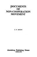 Documents of Non-cooperation Movement by S. R. Bakshi