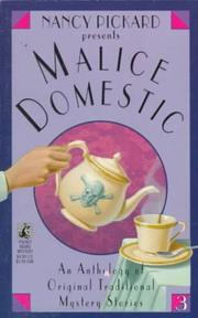 Cover of: MALICE DOMESTIC 3 by Rosalind Greenberg