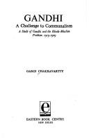 Cover of: Gandhi, a challenge to communalism | Gargi Chakravartty
