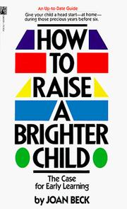 Cover of: How to Raise a Brighter Child