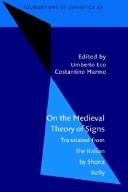 Cover of: On the medieval theory of signs