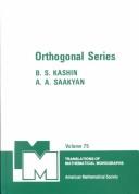 Orthogonal series by B. S. Kashin