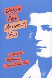 Cover of: ANONYMOUSLY YOURS (In My Own Words) by Peck