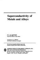 Superconductivity of metals and alloys by Pierre-Gilles de Gennes