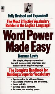 Cover of: Word Power Made Easy by Norman Lewis