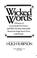 Cover of: Wicked words
