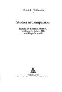 Cover of: Studies in comparison