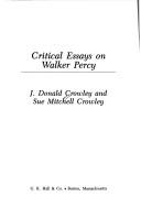 Cover of: Critical essays on Walker Percy