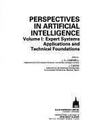 Cover of: Perspectives in artificial intelligence by editors, J.A. Campbell, J. Cuena.