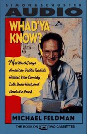 Cover of: What'ya Know?