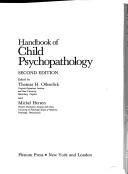 Cover of: Handbook of child psychopathology