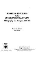 Cover of: Foreign students and international study: bibliography and analysis, 1984-1988