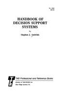 Cover of: Handbook of decision support systems