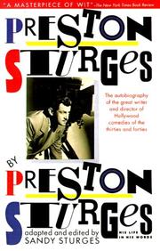 Cover of: Preston Sturges by Preston Sturges by Preston Sturges