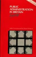 Cover of: Public administration in Britain today by John R. Greenwood