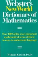 Cover of: Webster's new world dictionary of mathematics by William Karush