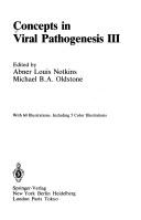 Cover of: Concepts in viral pathogenesis III