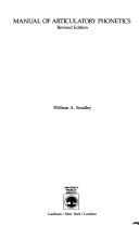 Manual of articulatory phonetics by William Allen Smalley