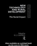 Cover of: New technology and rural development by edited by M.J. Campbell, The Association of Development Research and Training Institutes of Asia and the Pacific (ADIPA).