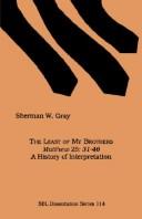 Cover of: The least of my brothers | Sherman W. Gray