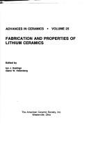 Fabrication and properties of lithium ceramics by International Symposium on Fabrication and Properties of Lithium Ceramics (1987 Pittsburgh, Pa.)