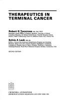 Cover of: Therapeutics in terminal cancer