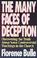 Cover of: The many faces of deception